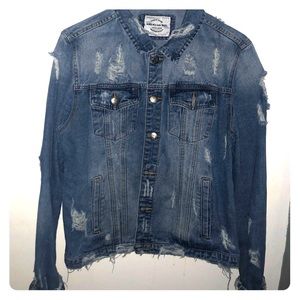 Ripped Jean Jacket